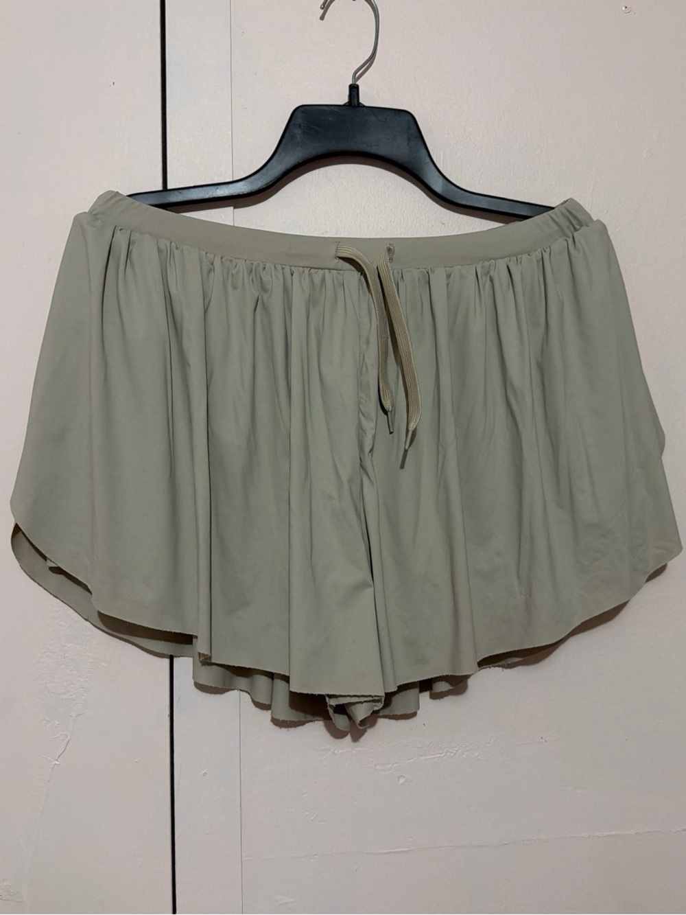 Flowy Khaki Skort | Built-In Shorts | Casual Summer Essential